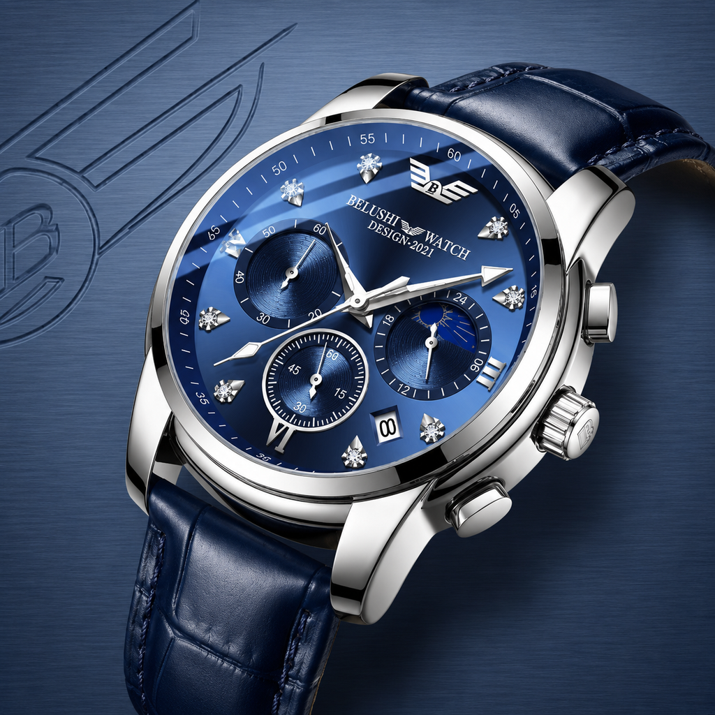 Belushi Sapphire Luxe Chronograph Watch