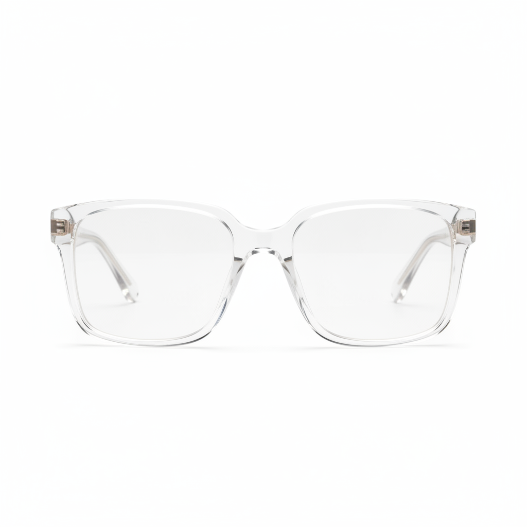 Crystal Clear Oversized Glasses